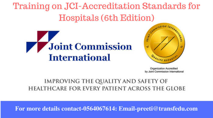 Training on JCI-Accreditation Standards for Hospitals (6th Edition)